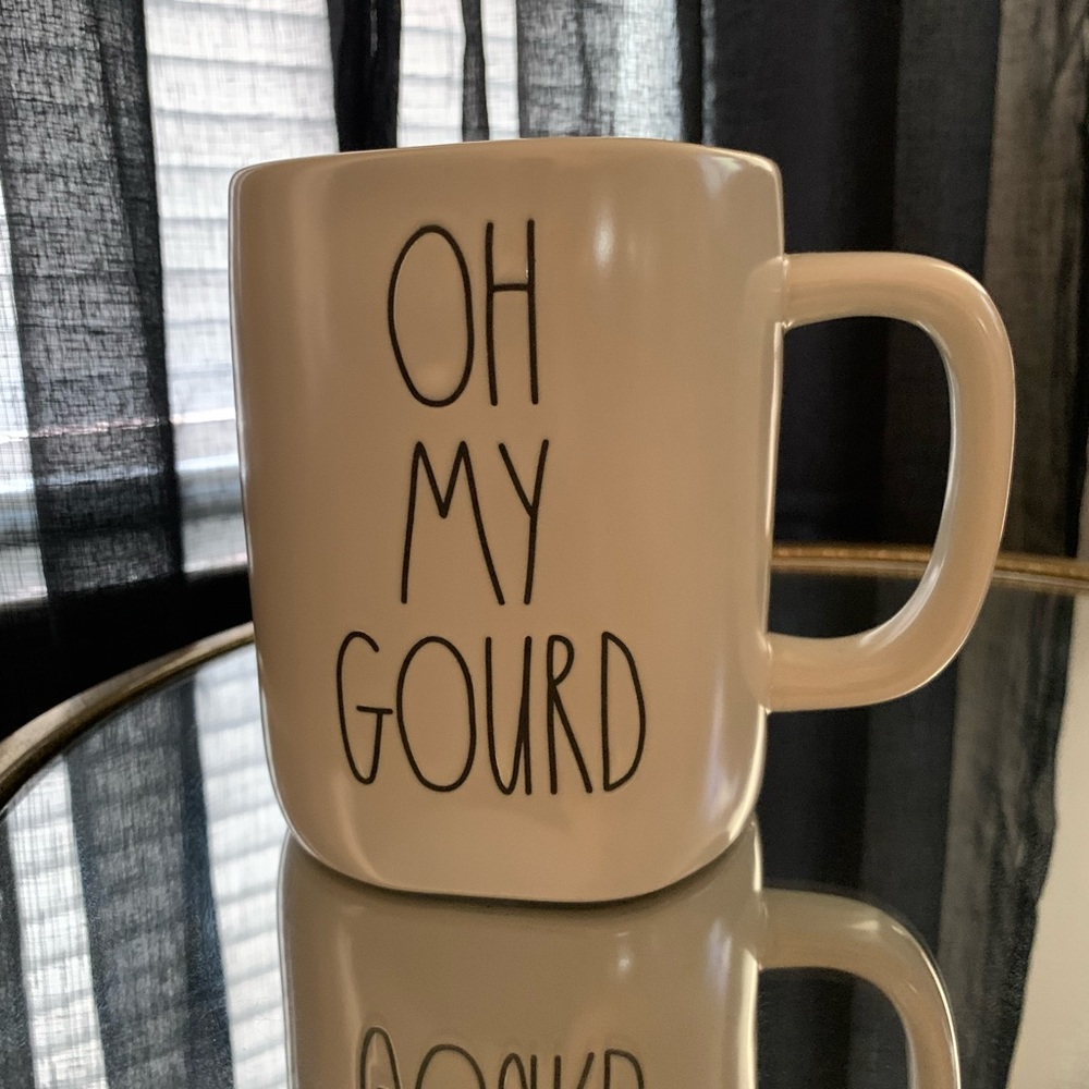 Rae Dunn Oh My Gourd Pumpkin Mug